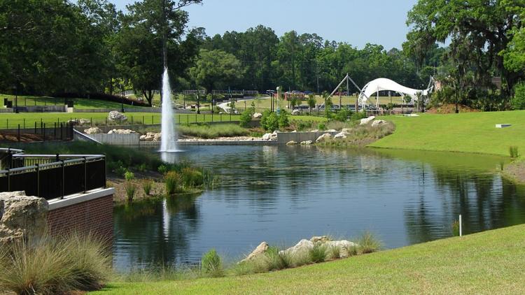cascades park stormwater retention 